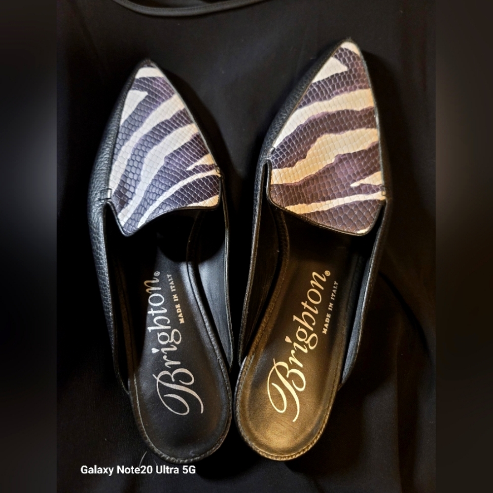 New Brighton Animal print mules